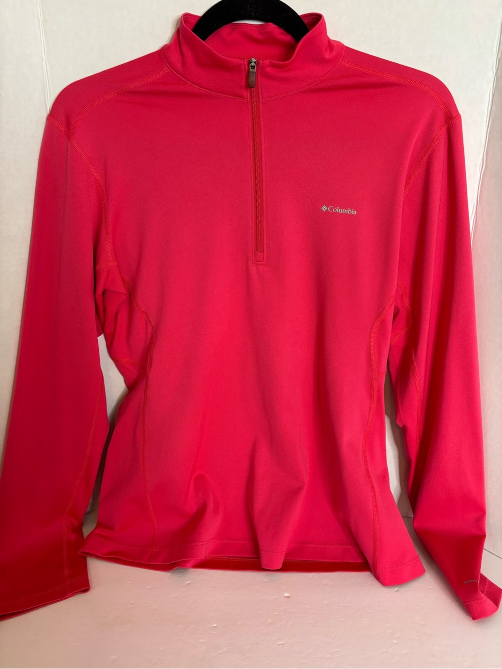 Columbia Women’s Zip-Up Sweater — Hot Pink